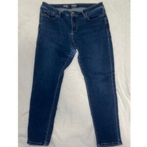 Ana Mid-Rise Jegging Jeans Women x Size 14P Blue Denim Straight Pockets